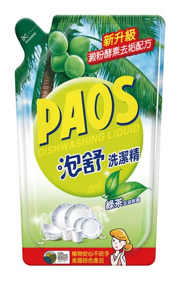 泡舒洗潔精補充包-綠茶800g <800g克 x 1 x 1Pack包>