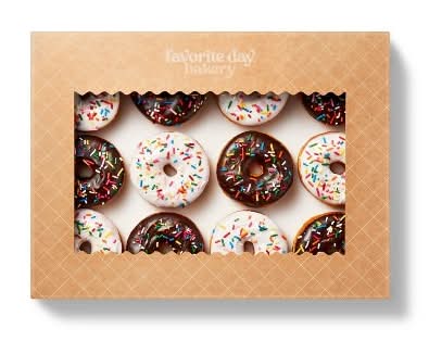 Iced Sprinkle Raised Donut Variety - 12ct - Favorite Day™