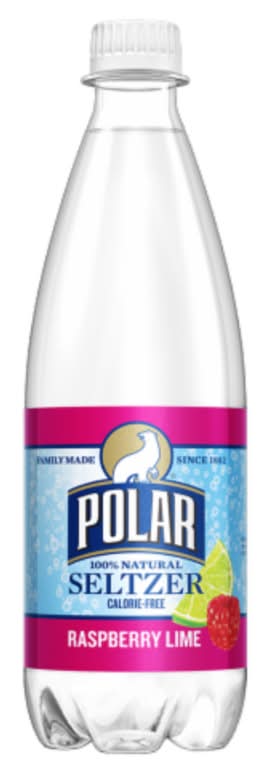 Polar Seltzer Water Raspberry Lime 20oz