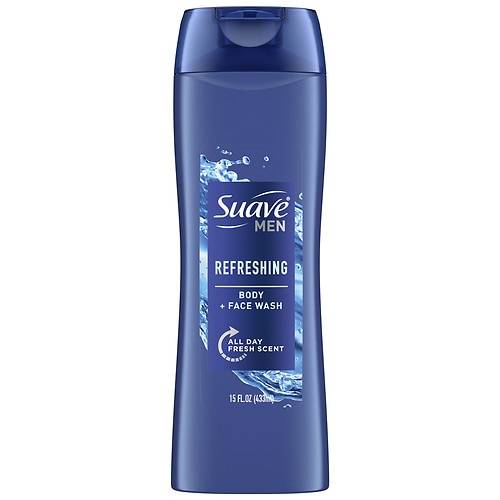 Suave Men Body Wash Refresh - 15.0 fl oz