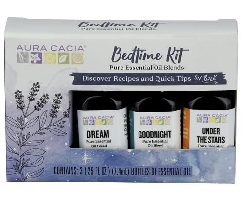 Aura Cacia Bedtime Essential Oil Kit 3 Pack
