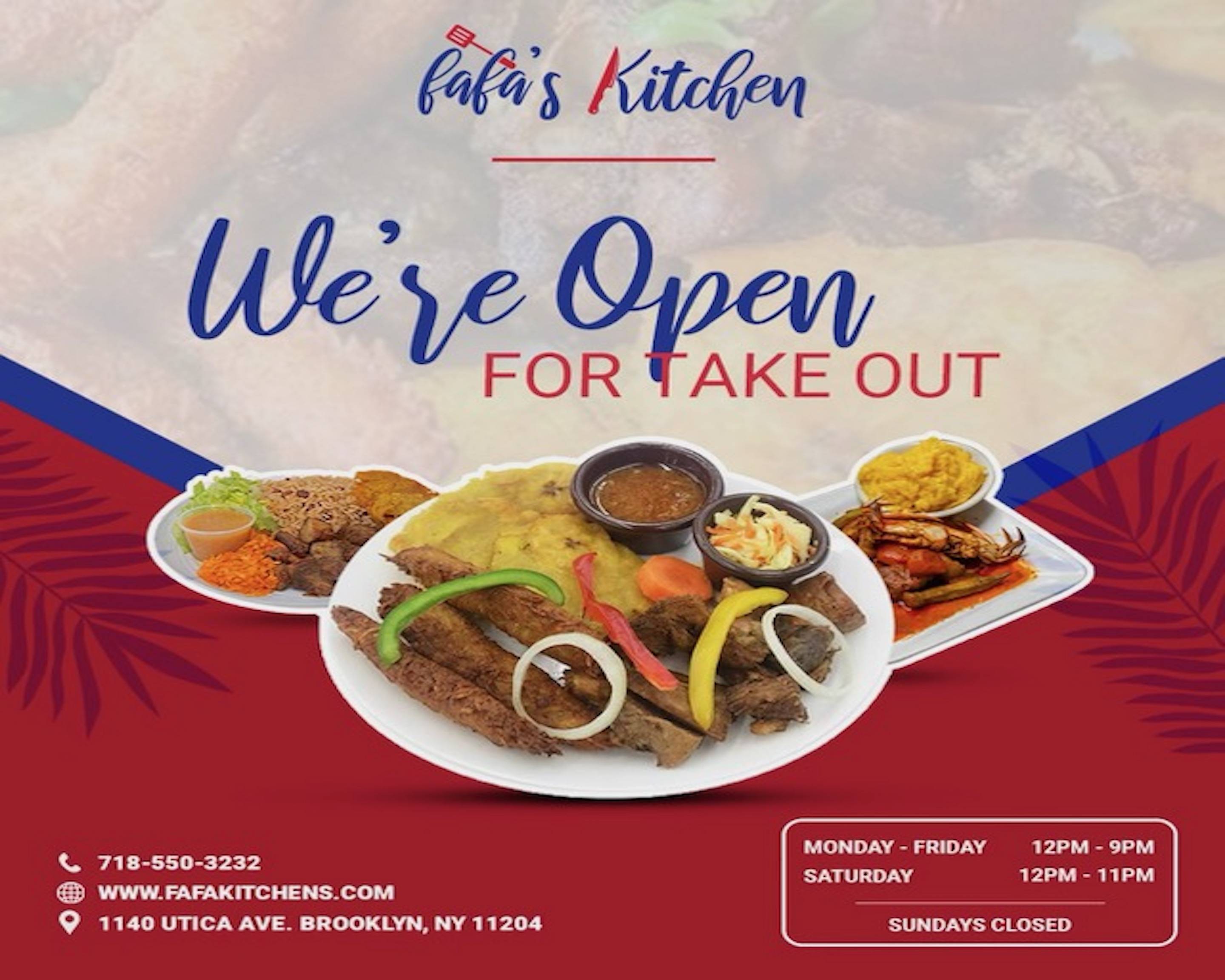 Fafa Menu Order Fafa's Kitchen (1140 Utica Ave) - Menu & Prices - New York City ...