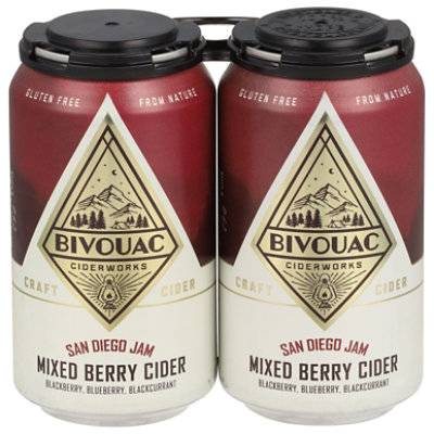 Bivouac San Diego Jam Hard Cider 4-12 Fl Oz In Cans - 4-12 Fz