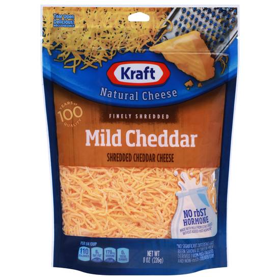 Kraft Finely Shredded Mild Cheddar