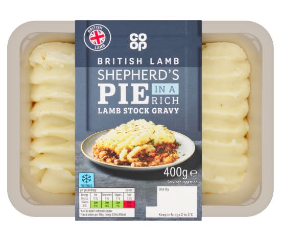 Co-op British Lamb Shepherd's Pie (400g)