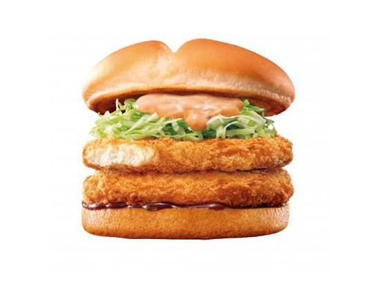 【単品】ダブルチキンカツバーガー Double Chicken Cutlet Burger