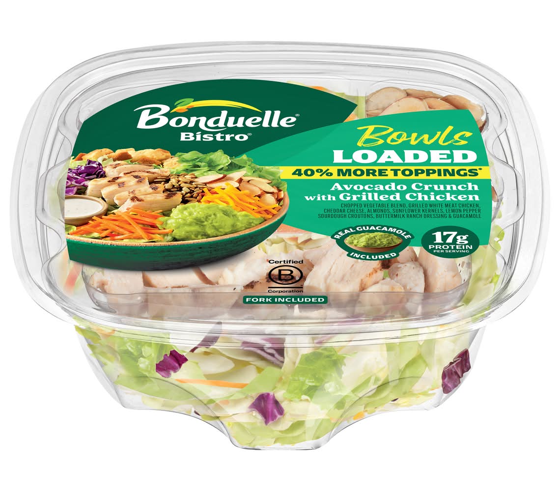 Bonduelle Bistro Loaded Bowls Avocado Crunch With Grilled Chicken (8.25 oz)