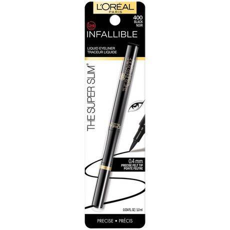 L'Oréal The Super Slim Precise Infallible Black Eyeliner 400 (10 g)