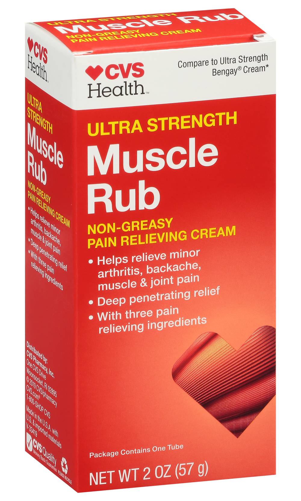 CVS Pharmacy Ultra Strength Muscle Rub Cream (2 oz)