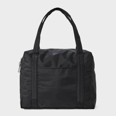 Universal Thread Essential Packable Weekender Duffel Bag, Black