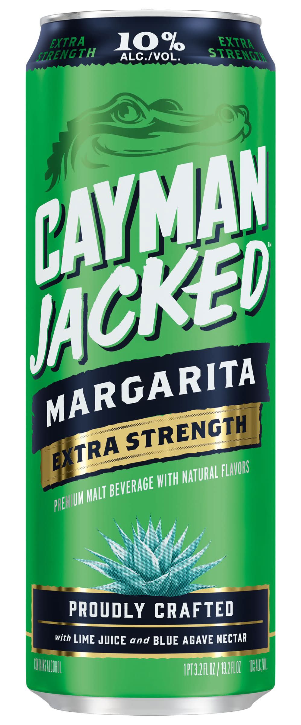 Cayman Jack Margarita Drink, Lime Juice & Agave Nectar (19.2 fl oz)