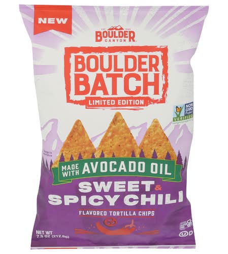 Boulder Canyon Sweet & Spicy Chili Flavored Tortilla Chips Made With Avocado Oil