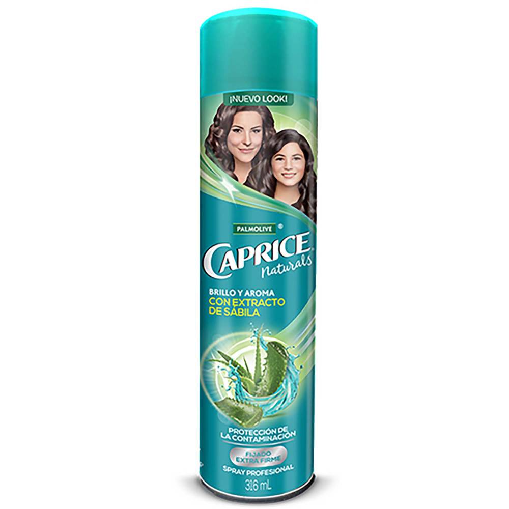 Caprice fijador naturals con sábila (spray 316 ml)