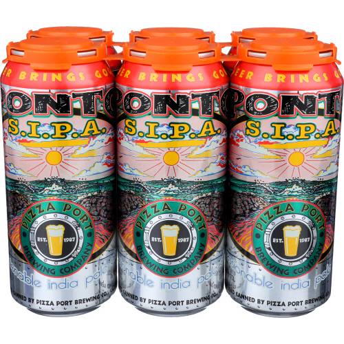 Pizza Port Brewing Co Ponto Sessionable IPA 6 Pack Cans