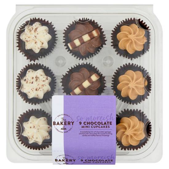 ASDA Mini Chocolate Cupcakes 9pk