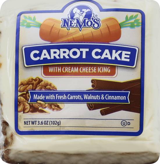 Ne-Mo's Carrot Cake With Cream Cheese Icing (3.6 oz)