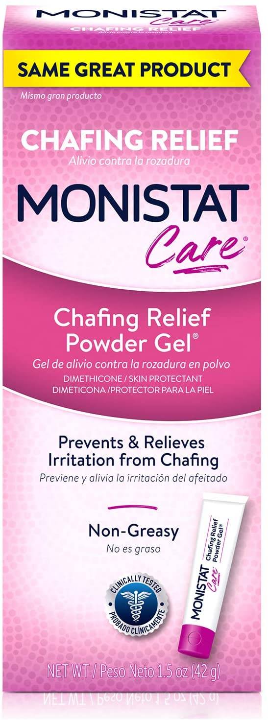 MONISTAT Care Chafing Relief Powder Gel, Anti-Chafe Protection, 1.5 OZ