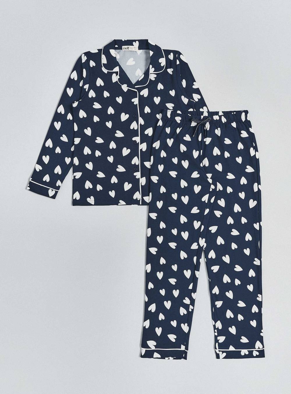 Melt pijama niña touch soft (talla 10a/azul oscuro)