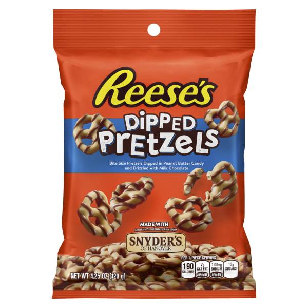 Reese's Dipped Pretzels, Milk Chocolate-Peanut Butter (4.25 oz)