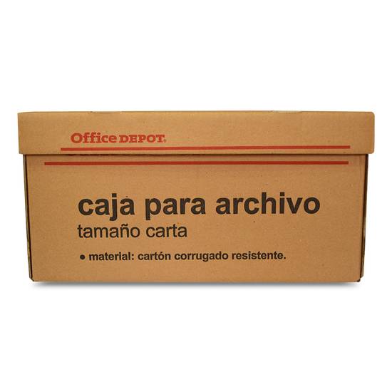Office Depot caja para archivo tamaño carta