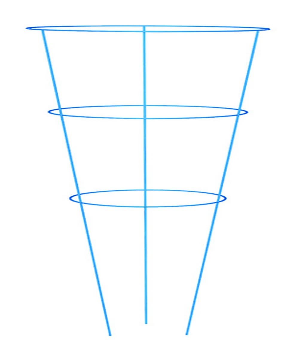 Panacea Vibrant 42 In. H X 16 In. W Assorted Steel Tomato Cage