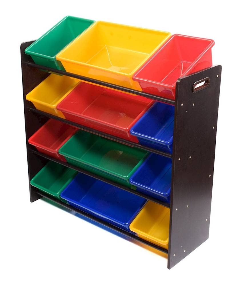 Home & Amp · Organizador de 12 recipientes plásticos