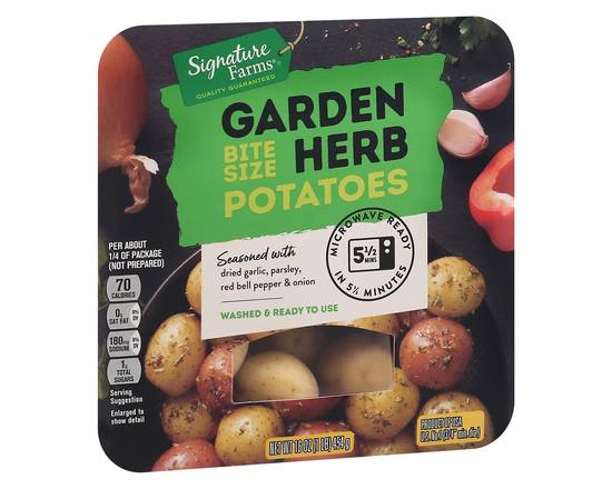 Order Signature Farms · Bite Size Garden Herb Potatoes (16 oz) food online from Safeway store, Butte on bringmethat.com