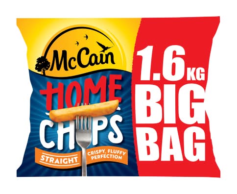 McCain Straight Cut Home Chips (1.6kg)