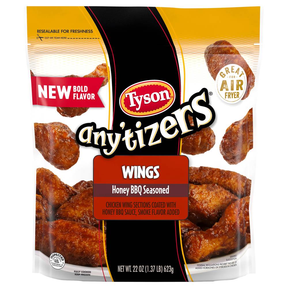 Tyson Any'tizers Honey Bbq Seasoned Wings