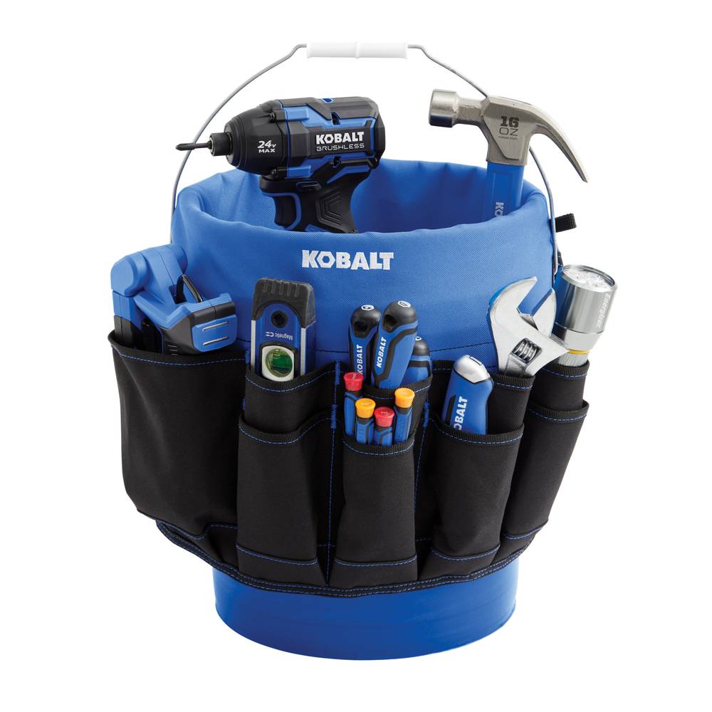 Kobalt Blue Polyester 18-in 5-Gallon Bucket Organizer | KB-85