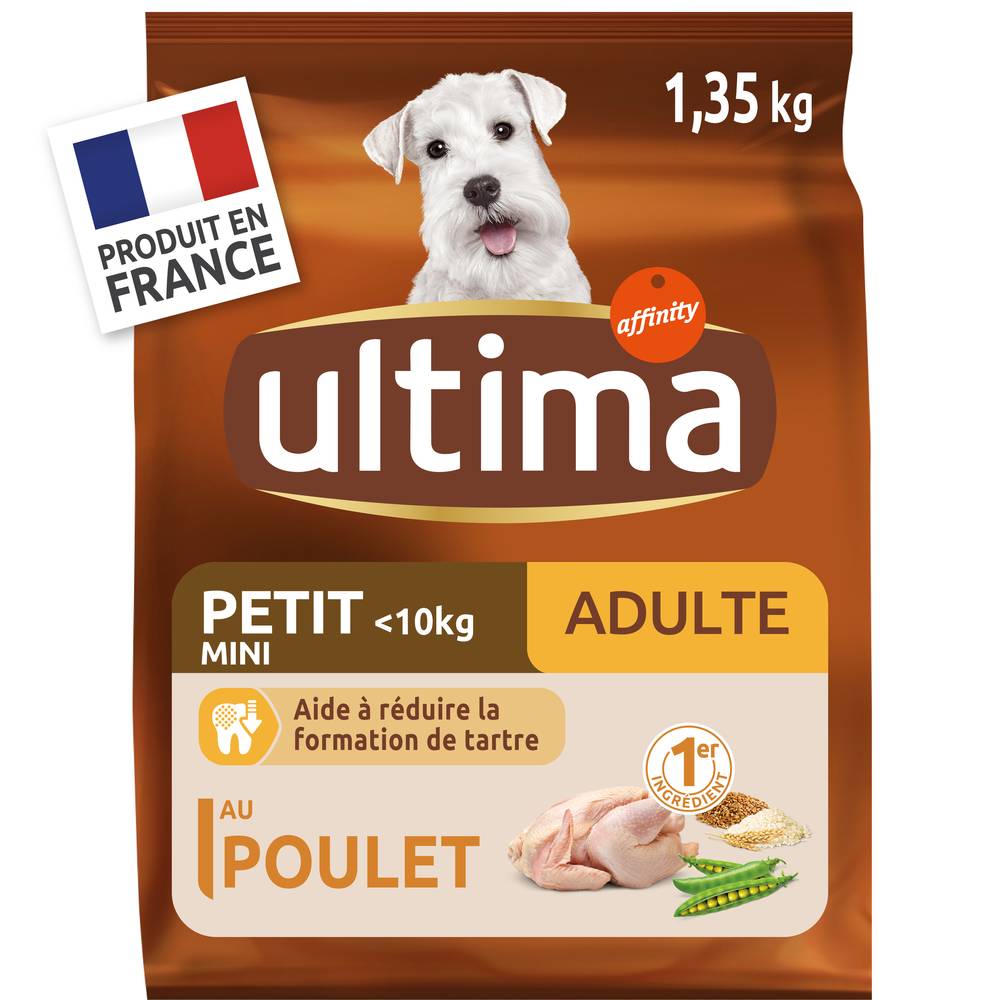 Ultima - Croquettes petit chien adulte poulet (1,35kg)