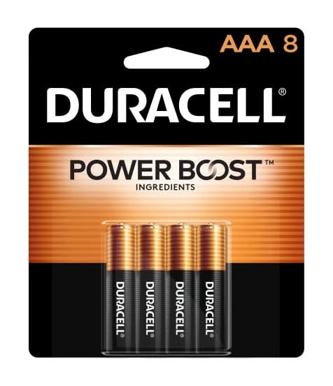 Duracell® Coppertop AAA Alkaline Batteries, Pack Of 8