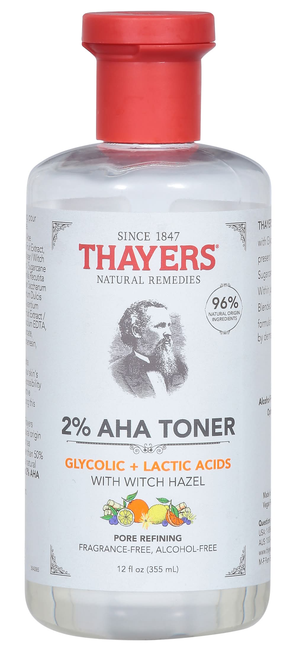 Thayers Aha Toner (12 fl oz)