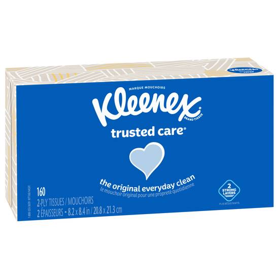 Kleenex Trusted Care Facial Tissues (160 ct)