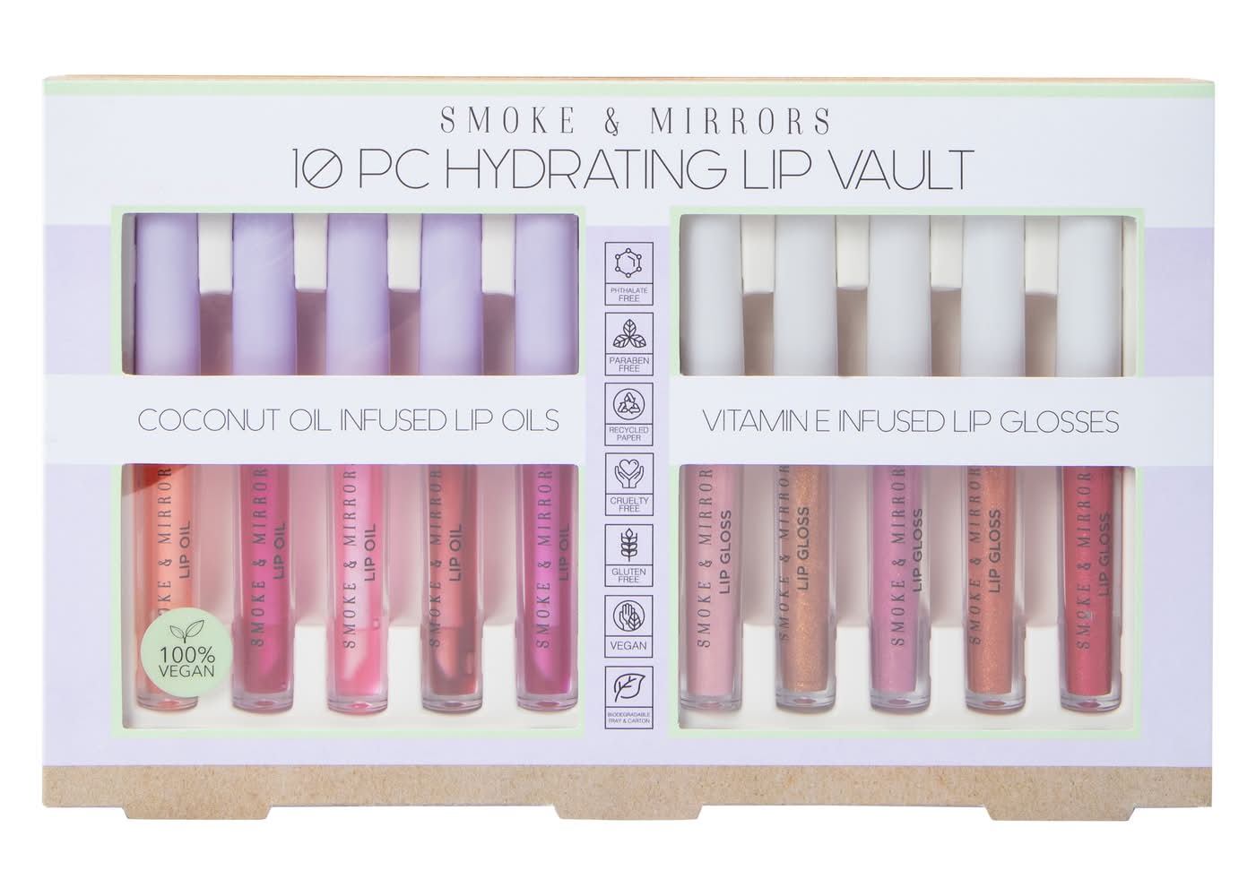 Smoke & Mirrors Hydrating Lip Vault Set 10-Count