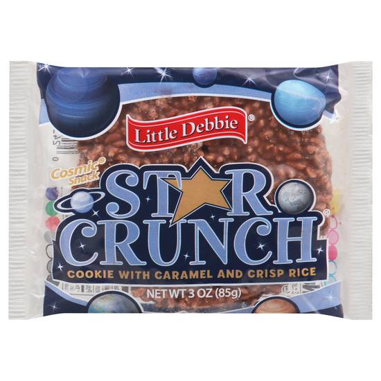 Little Debbie Star Crunch Caramel and Crisp Rice Cookie