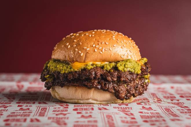Green Chilli Cheeseburger 🍔🐄🌶🧀