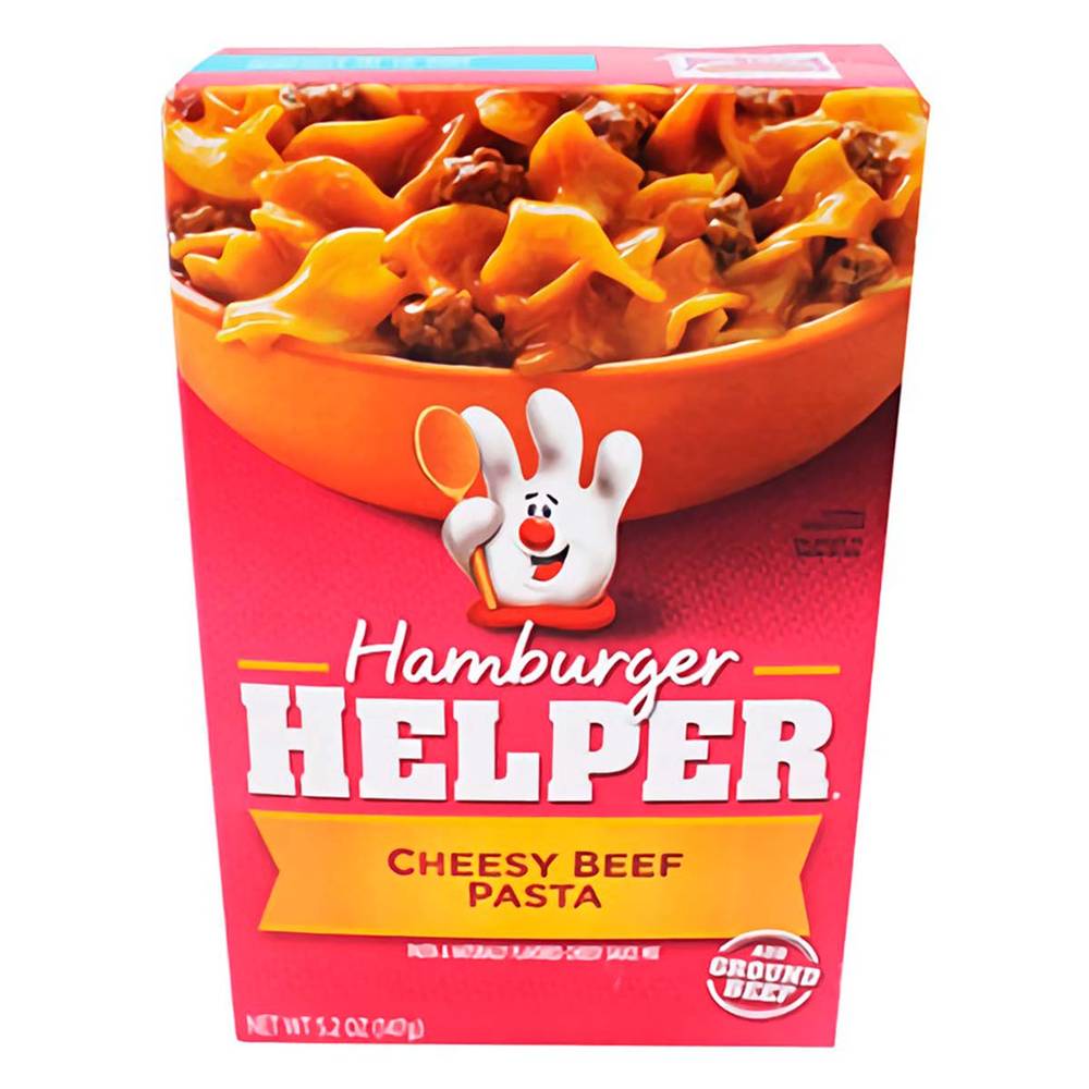 Hamburger helper pasta de carne con queso (147 g)