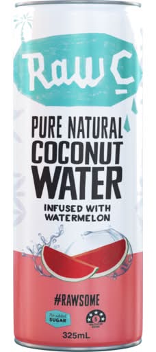 Raw C Tropical Coconut Water Watermelon (325mL)