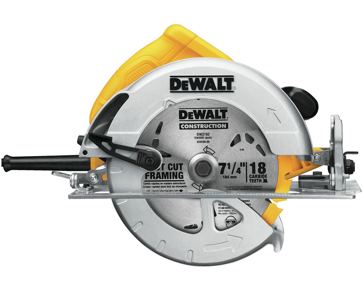 Dewalt 15 Amps 7-1/4 In. Corded Brushed Circular Saw Tool Only