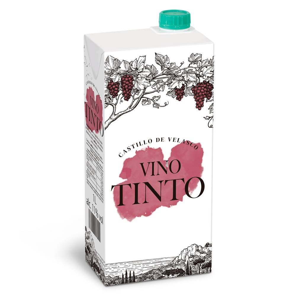 Vino Tinto Castillo De Velasco Brik 1 L