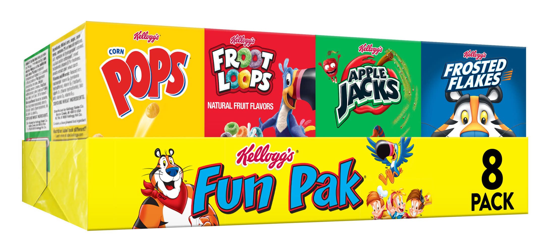 Kellogg's Fun pack Cereal (8 x 8.56 oz)