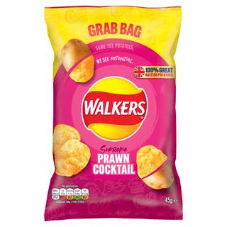 Walkers Prawn Cocktail Crisps 45g