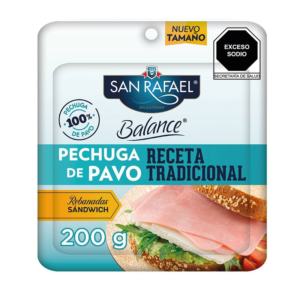 San Rafael · Balance pechuga de pavo en rebanadas (200 g)