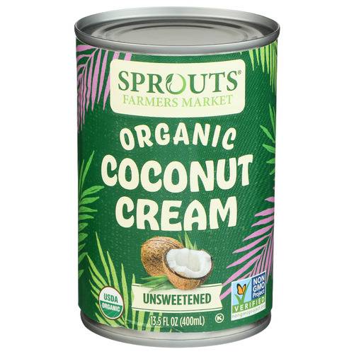 Sprouts Organic Coconut Cream