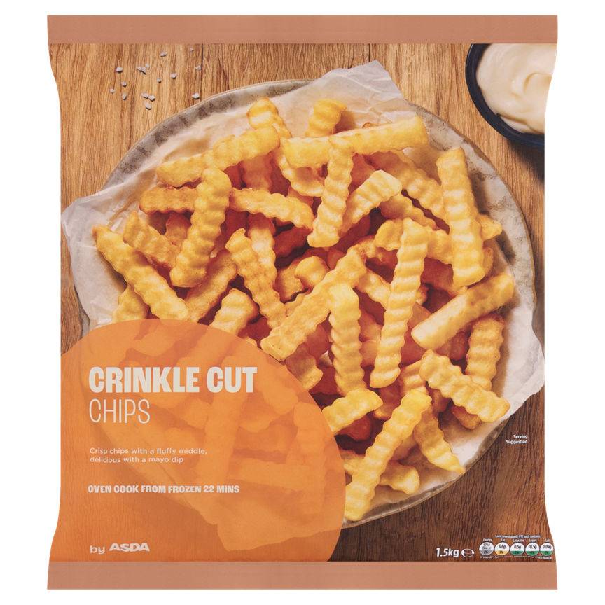 Asda Crinkle Cut Chips