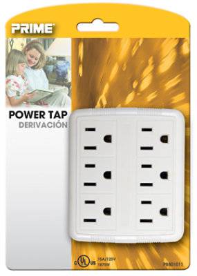 Pri 6 Outlet Power Tap (1 ea)
