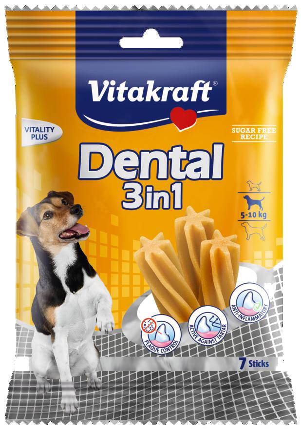 Vitakraft - Dental 3en1 pour chien (7 unités)