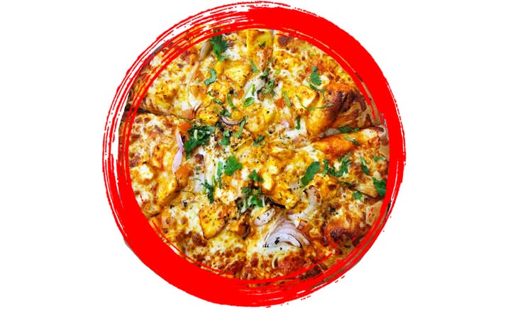 BUTTER CHICKEN PIZZA