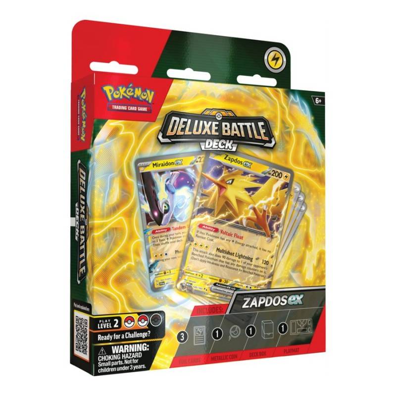 Pokémon Zapdos Ex Deluxe Battle Deck Training Card Game